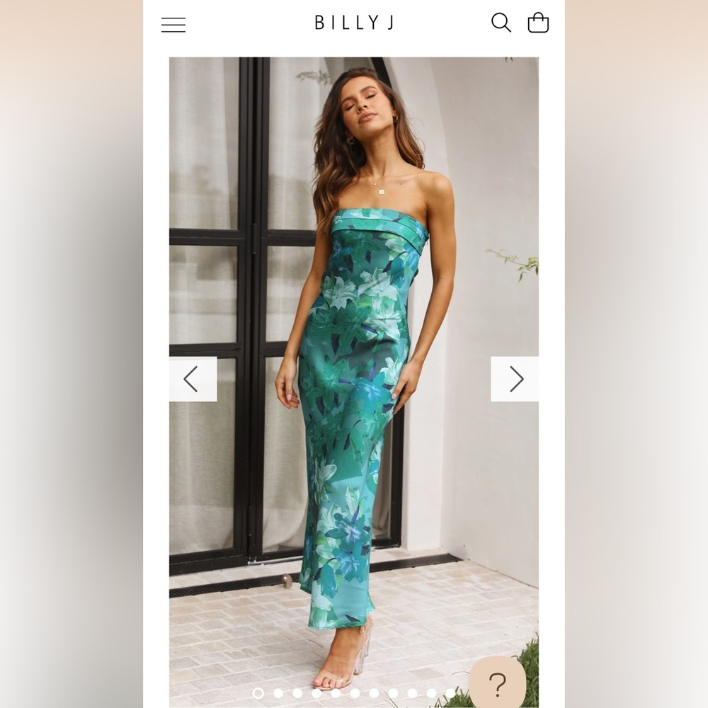 Miya maxi dress NWT green AU 8/US 6!